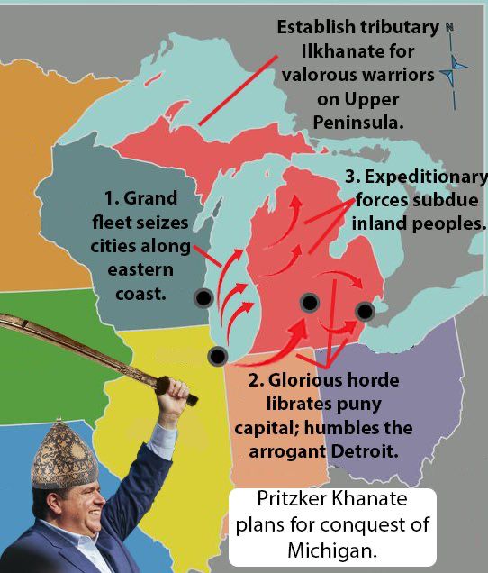 Image three in the series: the Illinois forces, then take Michigan