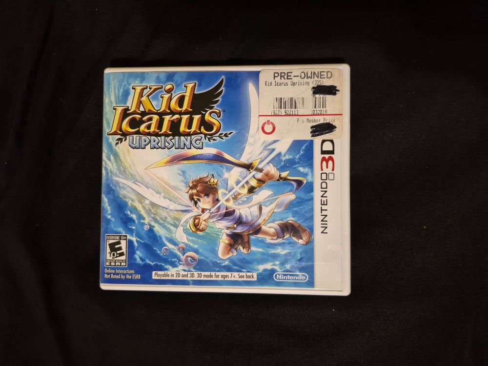 A used case for Kid Icarus: Uprising 