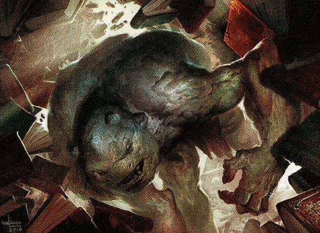 Art for the Magic: the Gathering card 'Skullknocker Ogre' from the set 'Throne of Eldraine' by the artist 'Svetlin Velinov'