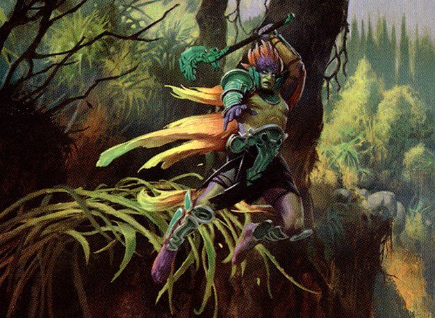 Art for the Magic: the Gathering card 'Deeproot Warrior' from the set 'Ixalan' by the artist 'Slawomir Maniak'