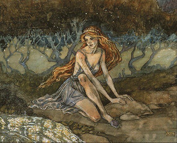 Art for the Magic: the Gathering card 'Elven Cache' from the set 'Classic Sixth Edition' by the artist 'Rebecca Guay'