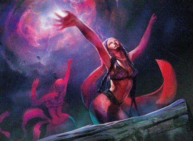Art for the Magic: the Gathering card 'Stormcaller of Keranos' from the set 'Born of the Gods' by the artist 'Marco Nelor'