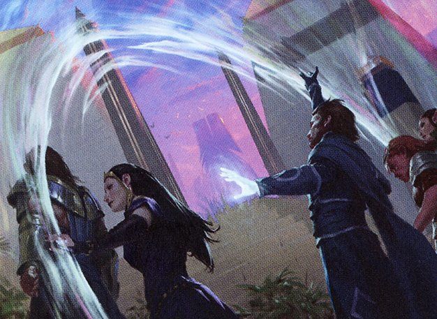 Art for the Magic: the Gathering card 'Open into Wonder' from the set 'Zendikar Rising Commander' by the artist 'Tyler Jacobson'