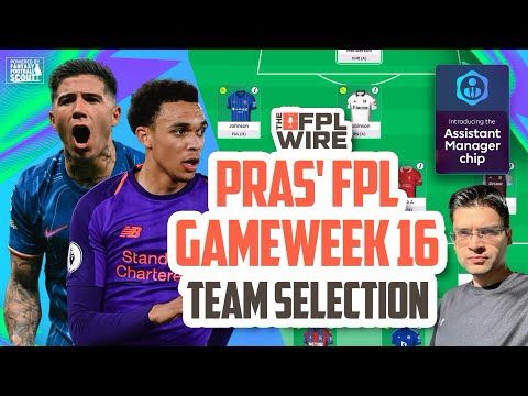 Pras' FPL Gameweek 16 Team Selection | The FPL Wire | Fantasy Premier League Tips 2024/25