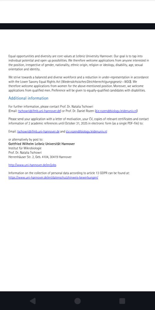 Job descriptor containing details on how to apply