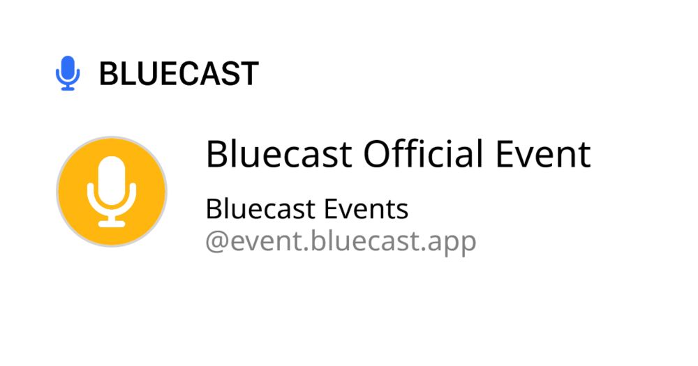 Bluecast | Bluecast Official Event by Bluecast Events