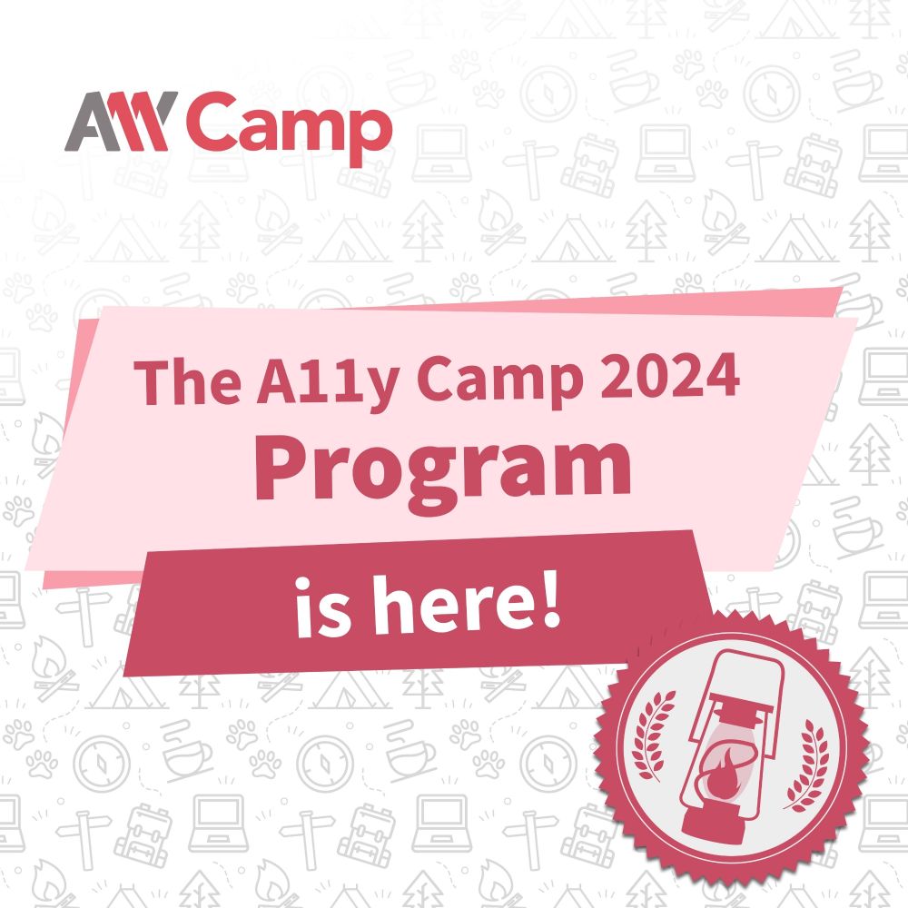 The A11y Camp 2024 program is here!