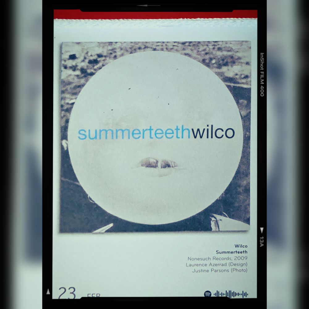Abreißtageskalender von seltmann mit dem Kalenderblatt des Vinyl-Covers der LP "Summerteeth" (1999) von Wilco