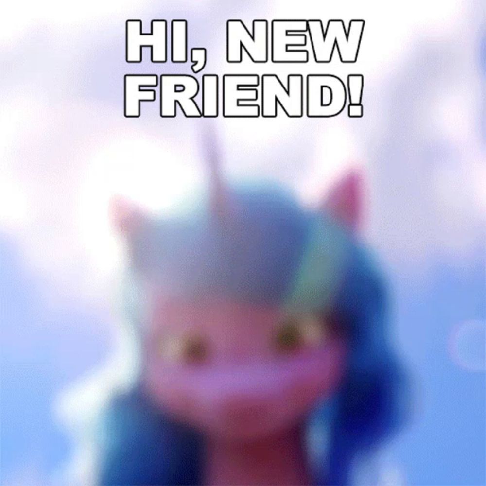 Hi New Friend Izzy Moonbow GIF