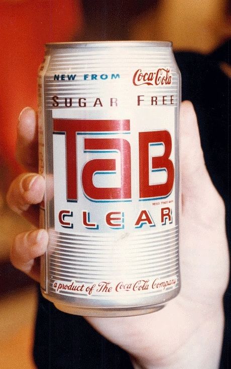 A can of Tab makes everything clear™️