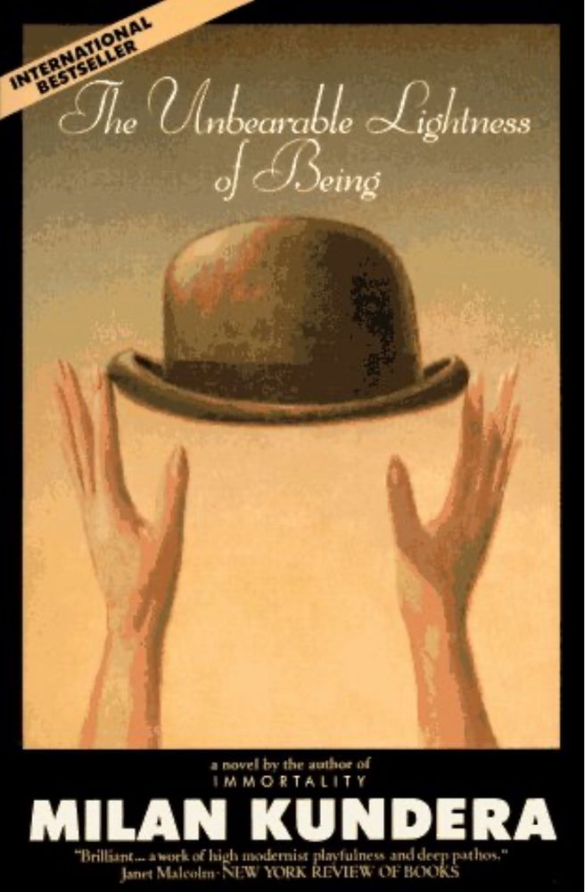 Cover of The Unbearable Lightness of Being by Milan Kundera