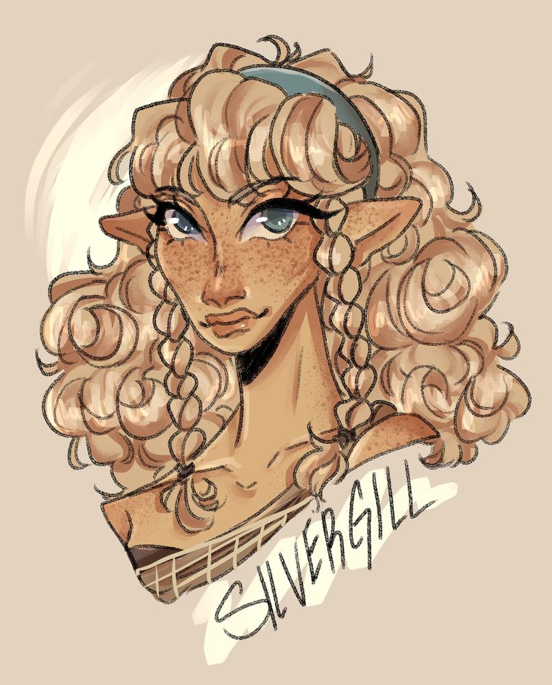 my elfquest oc Silvergill
