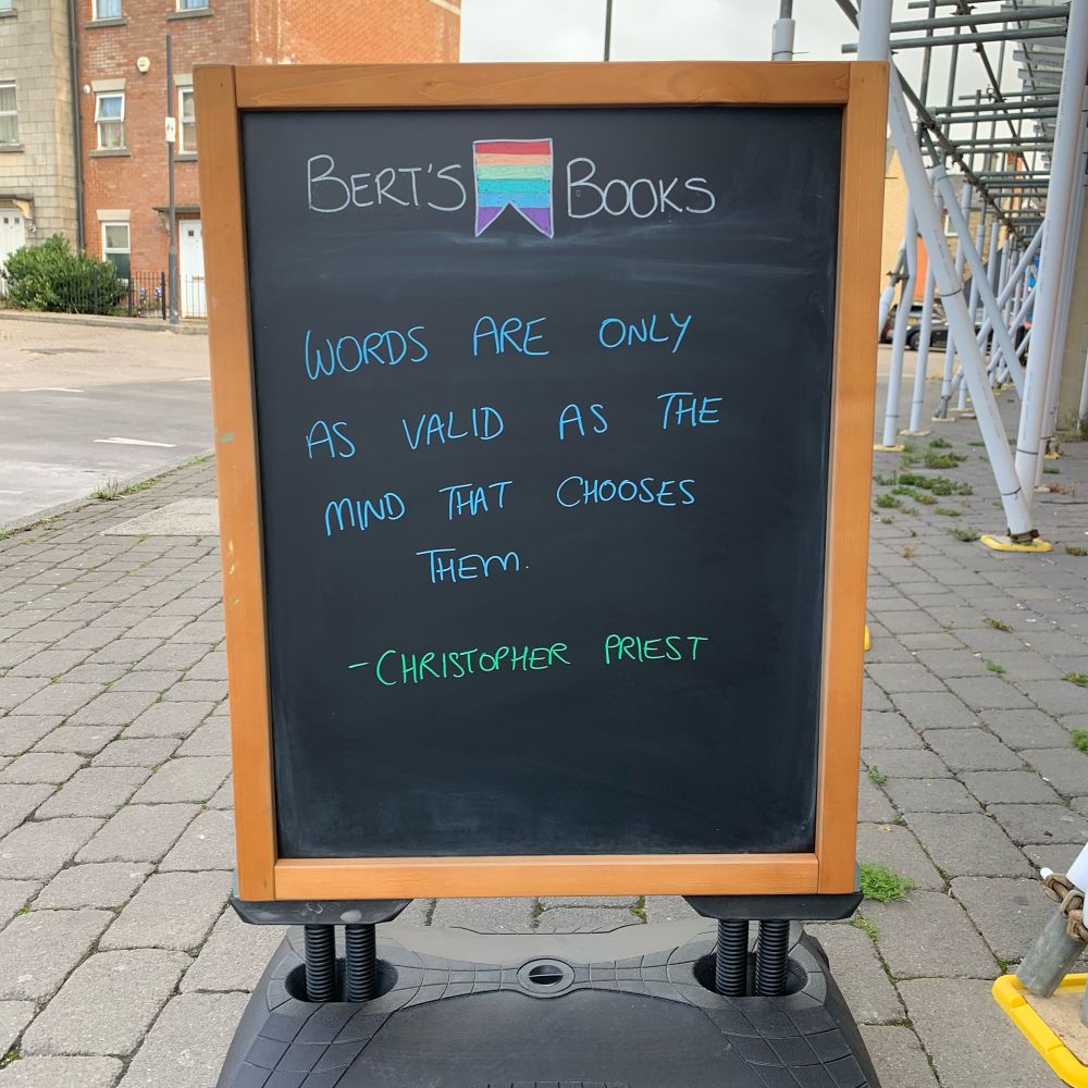 Words are only as valid as the mind that chooses them. - Christopher Priest