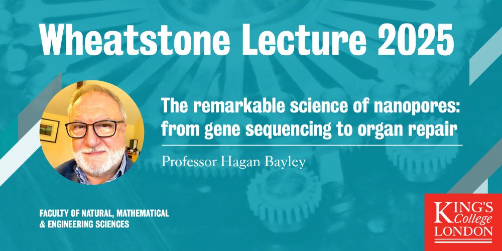 Wheatstone Lecture 2025: Professor Hagan Bayley