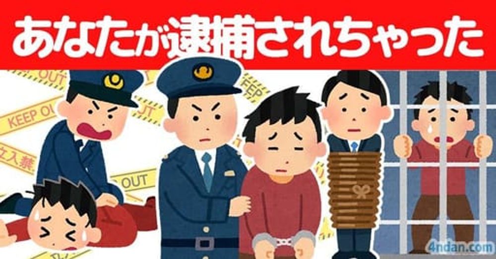 あなたが逮捕されちゃったー！！ | 診断ドットコム