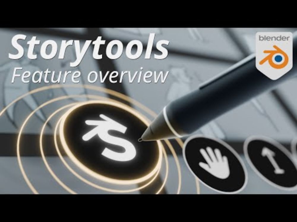 Storytools Blender Addon: Interactive tools for storyboarding - feature overview