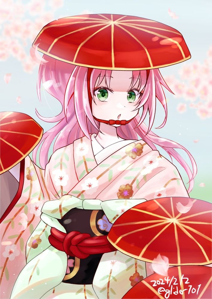 「京鹿子娘道成寺」を踊る國崎出雲。赤い振り出し笠を使うくだり。