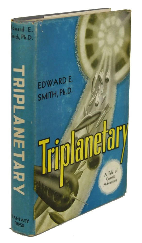 Hardcover copy of Triplanetary.
