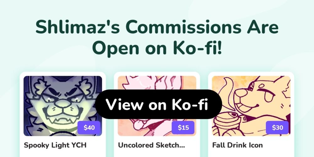 Shlimaz's Ko-fi Commissions