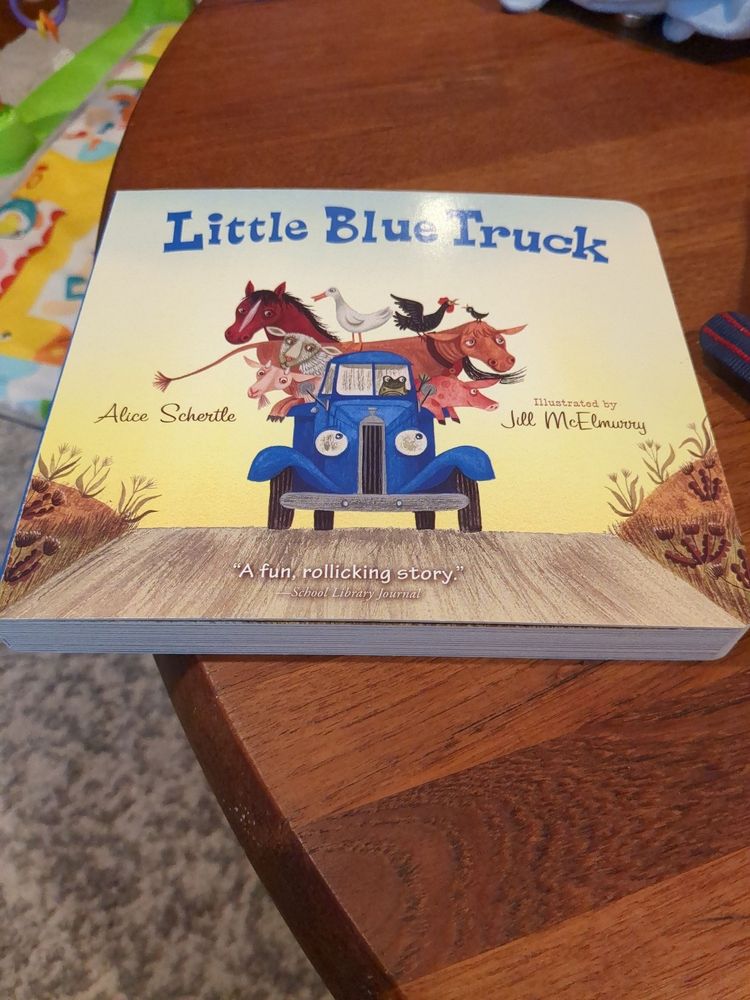 Cover of "the little blue truck", a children's book