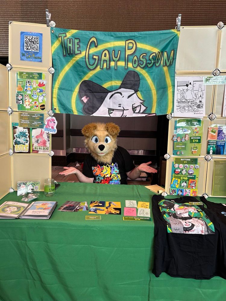 Dealer's Den stand at Eufuria furcon
