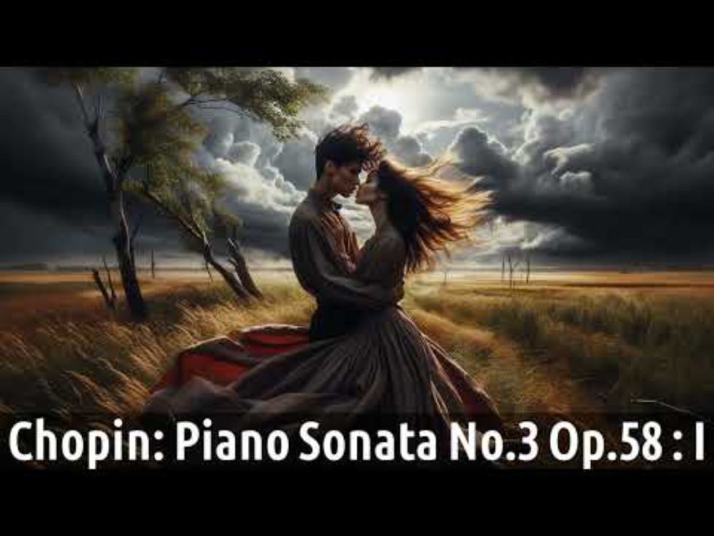 Frédéric Chopin : Piano Sonata No  3 in b minor, Op  58 : I