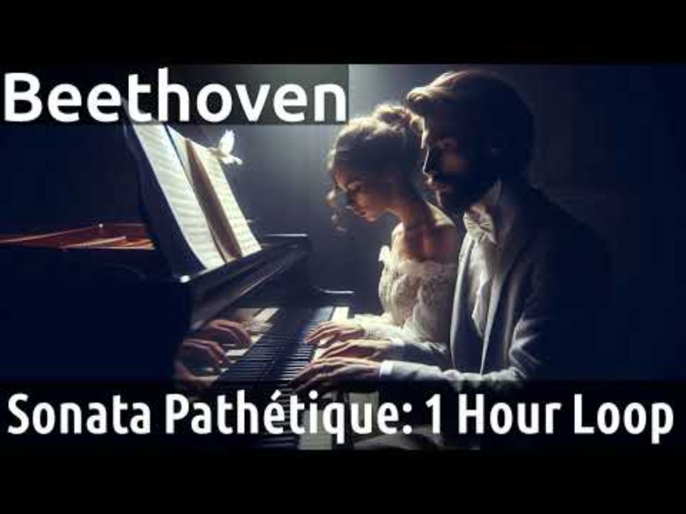 Beethoven - Sonata Pathétique 1 Hour Loop