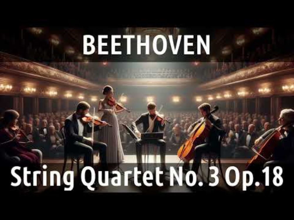 String Quartet No. 3 in D Major, Op. 18 - Ludwig van Beethoven