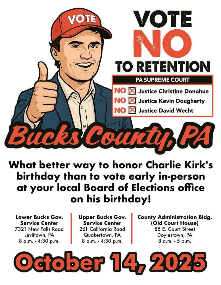Dead Charlie kirk voting crap PA
