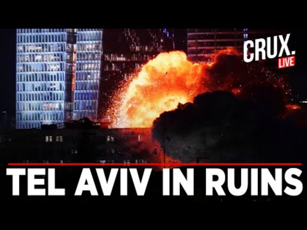 LIVE | Iran BOMBARDS Israel With Missiles And Shahed Drones, Buildings Collapse In Tel Aviv, Haifa