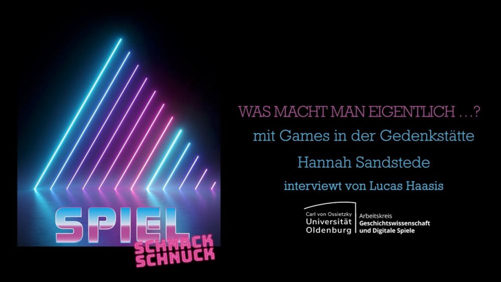 SpielSchnackSchnuck! Interview mit Hannah Sandstede zu Games in der Gedenkstätte