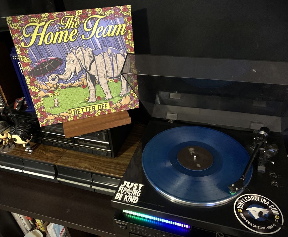 "Better Off"
The Home Team
Originally Released July 20, 2018.
This pressing 2021: Limited quantity - 200 units
Blue Galaxy - Translucent blue swirl