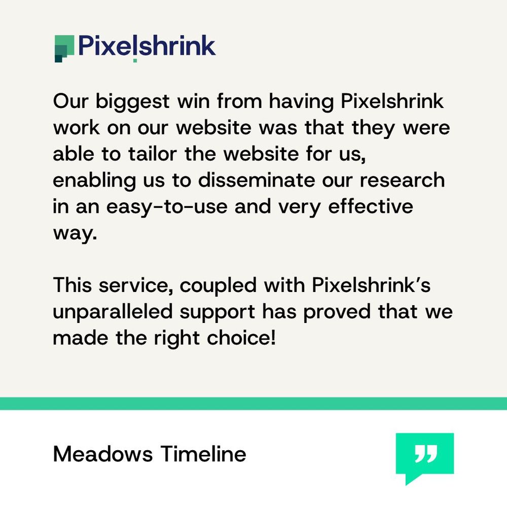 Testimonial from Meadows Timeline