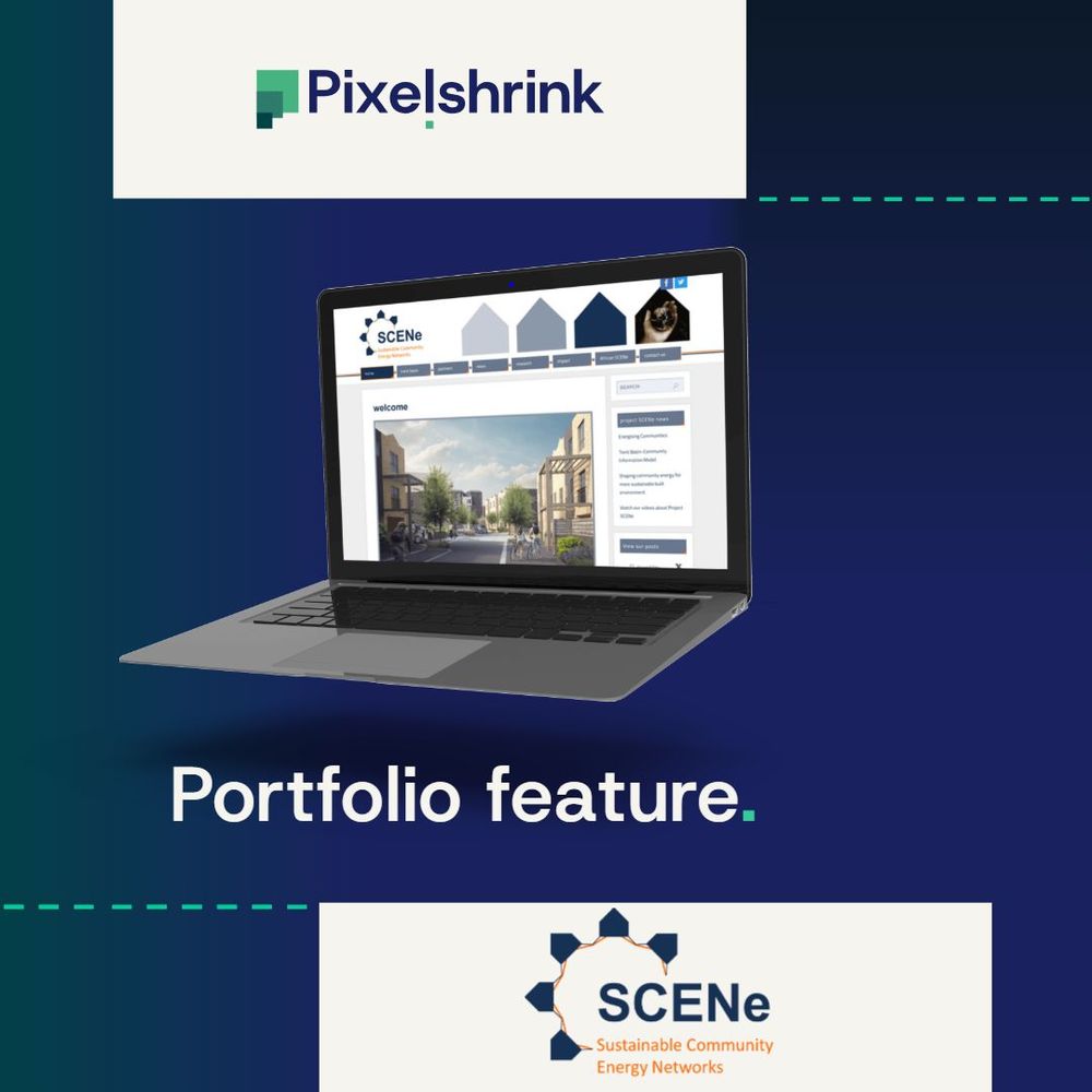 Image of a laptop showing the SCENe website