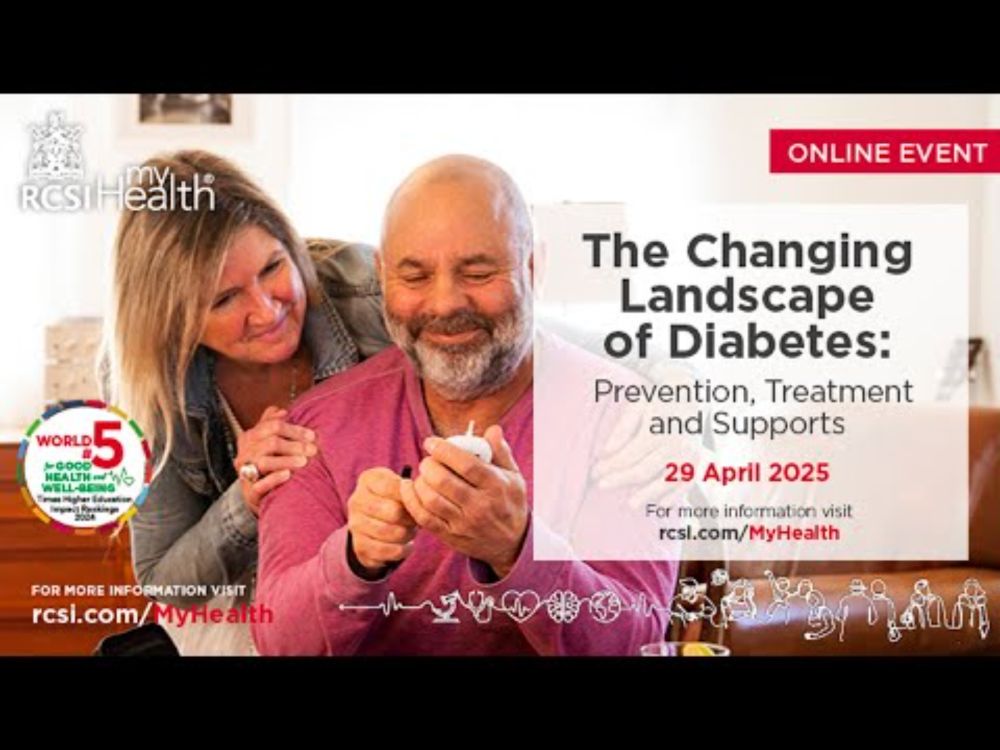 RCSI MyHealth Series: The changing landscape of diabetes: prevention, treatment and supports