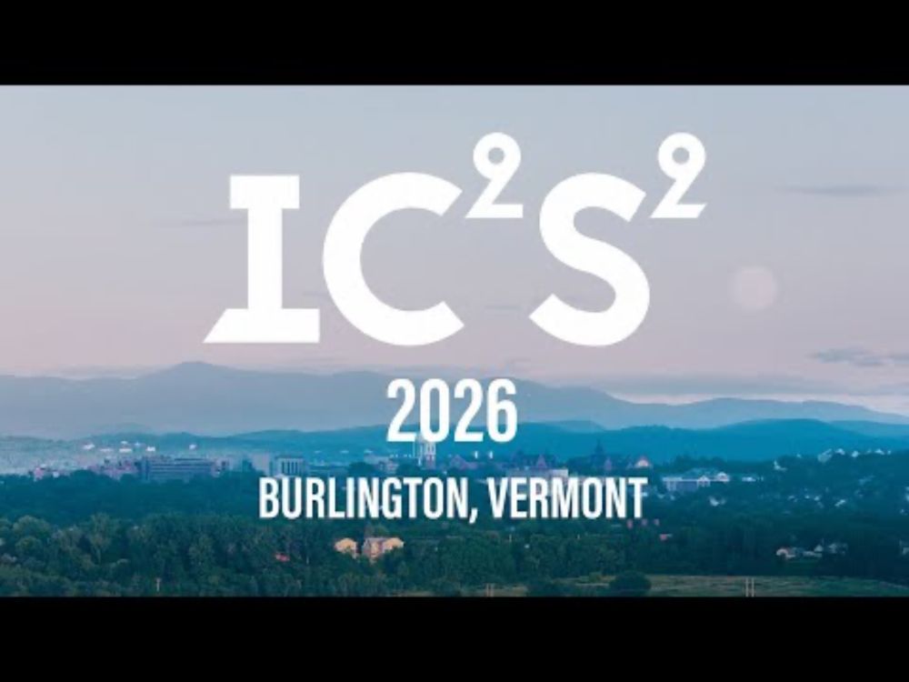 IC2S2 2026 | Burlington, Vermont