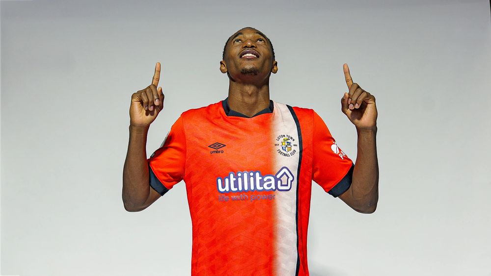 Christ Makasso from Luton Town. 
