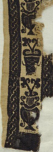 Band Fragment with Botanical Decoration