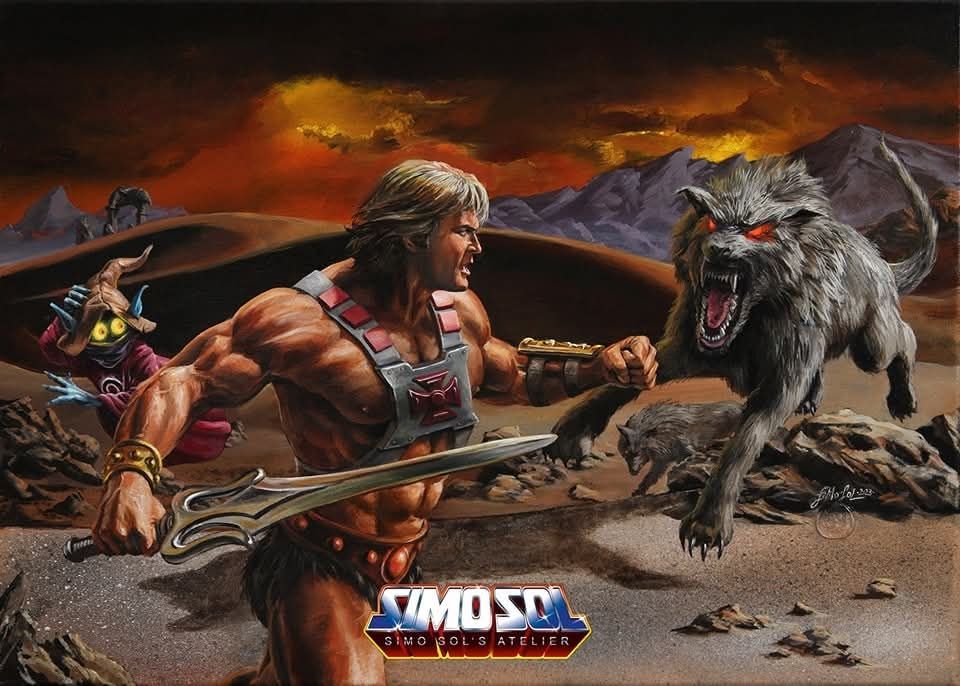 He-Man Vs Sand Wolf