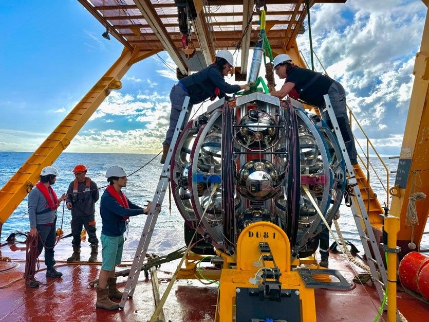 Expérience KM3Net, en Méditerranée