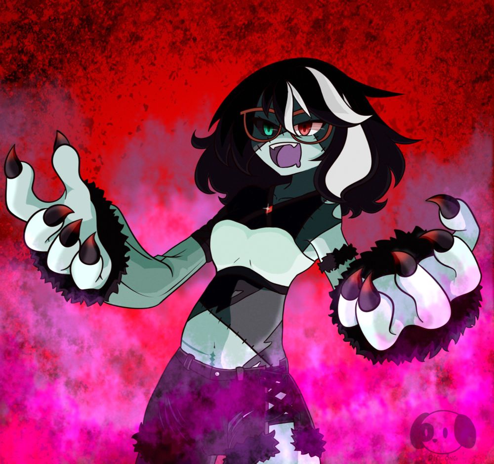 Halloween Illustration: Zombie Dio ready to cause chaos!!