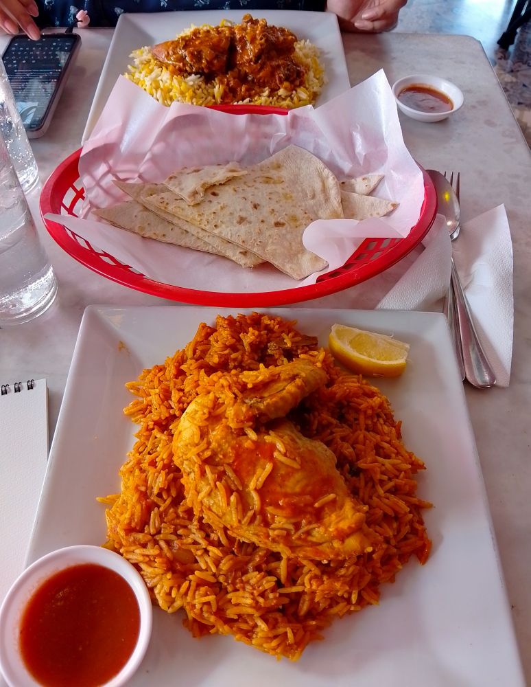 Middle eastern food as the feast for my birthday