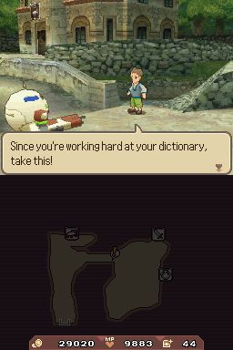 "Since you're working hard at your dictionary, take this!"