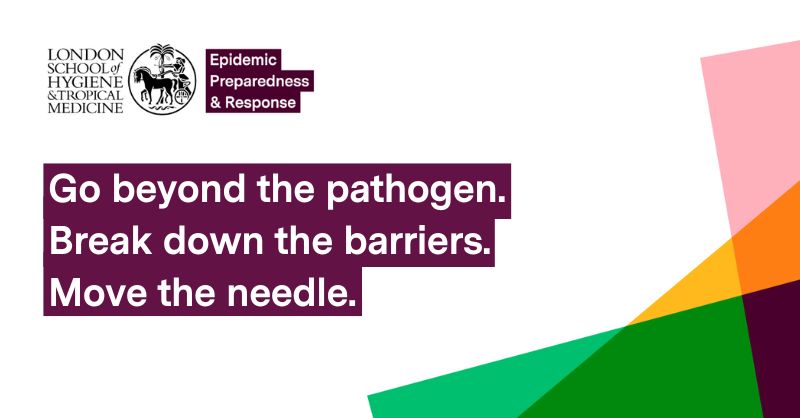 Go beyond the pathogen, break down barriers, move the needle.