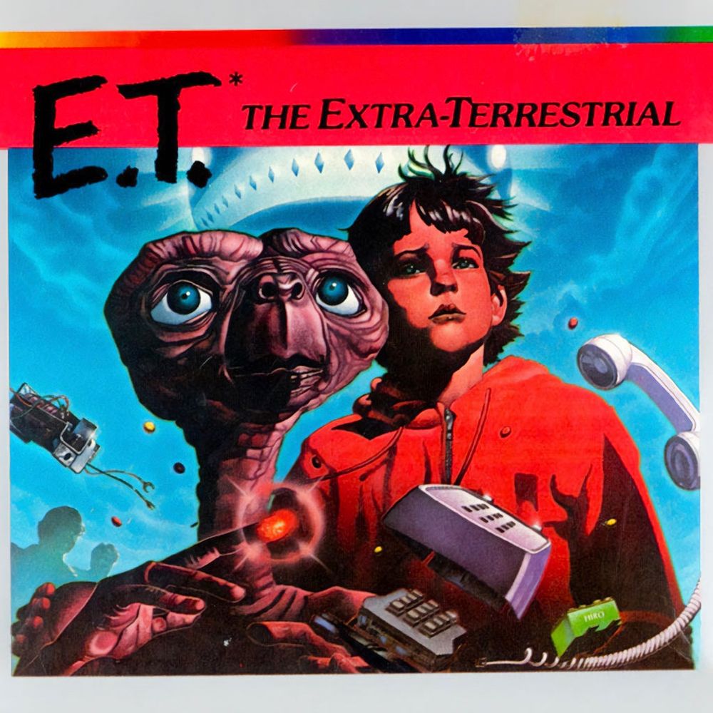 La jaquette du jeu E.T. the Extra-Terrestrial