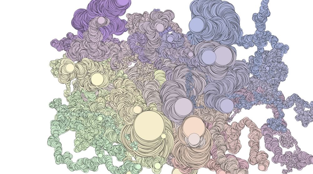drawing from a ball of yarn generator