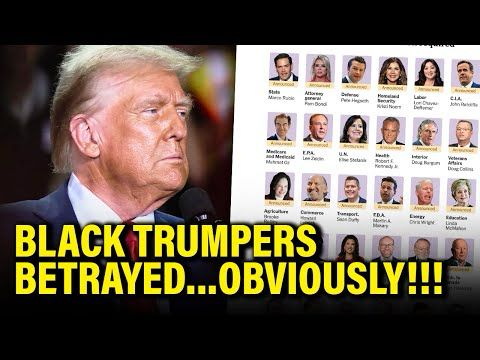 Trump Black Voters HORRIFIED at Cabinet…FIND OUT STAGE!