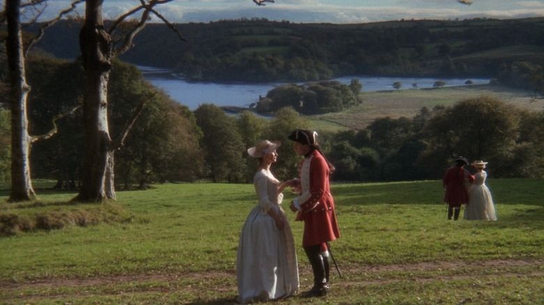 Outdoor landscape shot from the film "Barry Lyndon"
