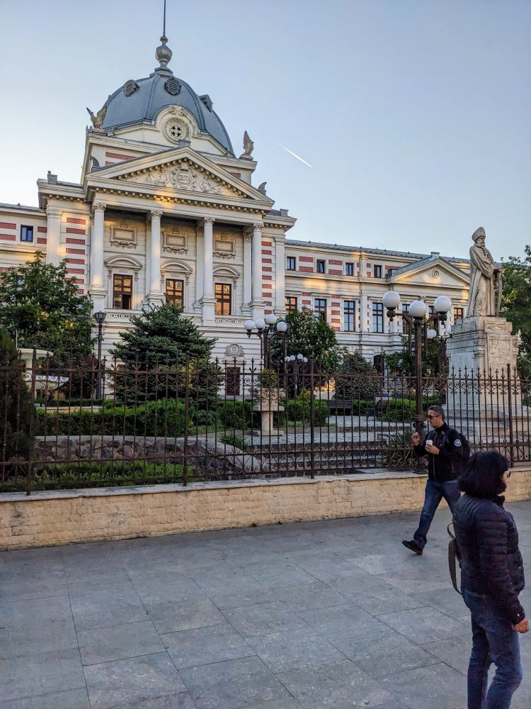 Colțea hospital, old neoclassic style building 