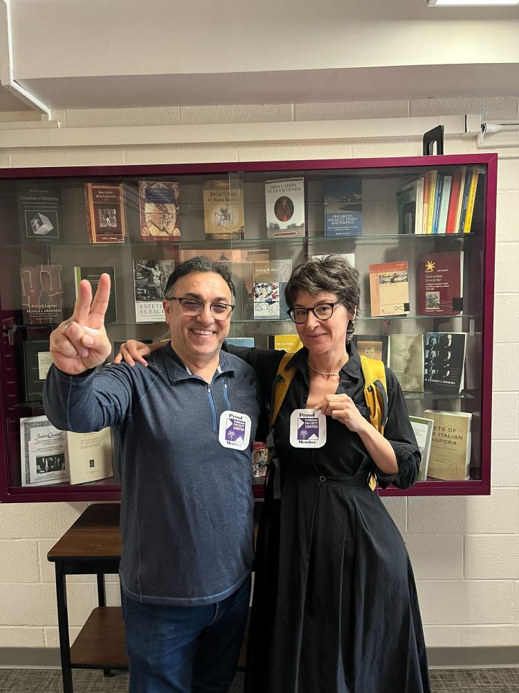 Proud FFU members showing solidarity.